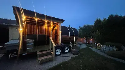 Resting beach place wellness wagon